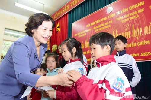Hội Khuyến học tỉnh Tuyên Quang kêu gọi ủng hộ Quỹ Khuyến học tỉnh