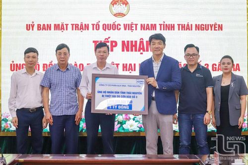 Công ty ALK hỗ trợ người dân Thái Nguyên 1 tỷ đồng