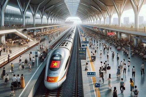 Vị trí 26 nhà ga được đề xuất trên tuyến đường sắt cao tốc Bắc - Nam