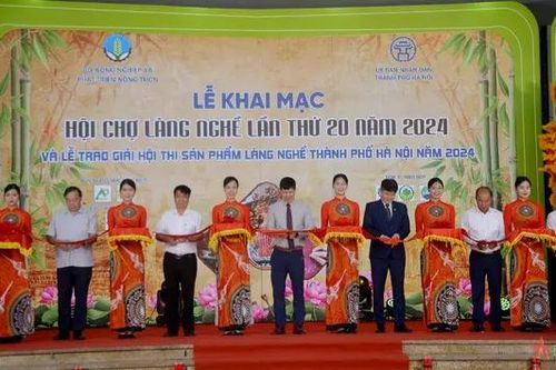 Khai mạc Hội chợ Làng nghề Việt Nam lần thứ 20