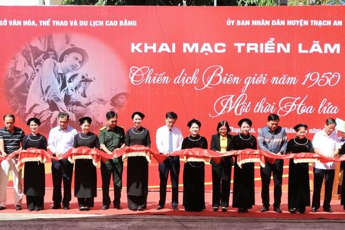 Khai mạc triển lãm 'Chiến dịch Biên giới năm 1950 - Một thời hoa lửa'