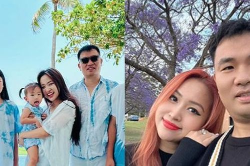 Con chung con riêng nhà Vân Hugo và chồng đại gia ứng xử với nhau như thế nào?
