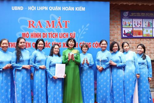 Ra mắt mô hình Di tích trong thực hiện Quy tắc ứng xử nơi công cộng