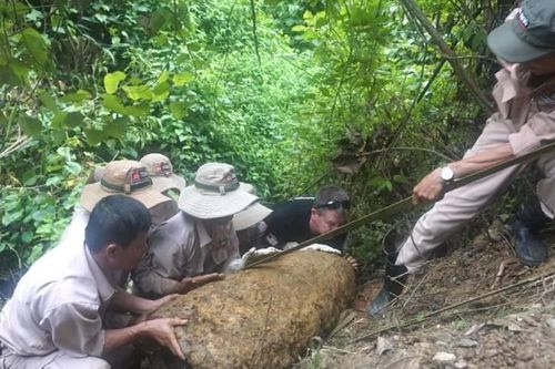 Quảng Bình: Xử lý an toàn quả bom lớn sót lại sau chiến tranh