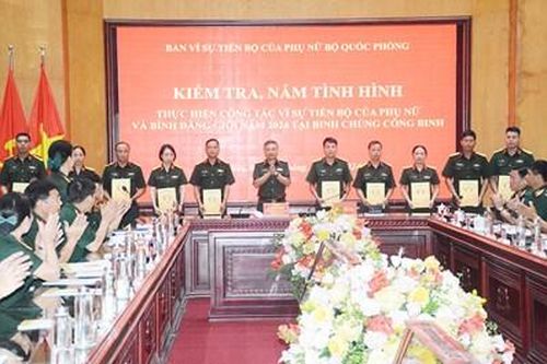 Binh chủng Công binh thực hiện tốt công tác vì sự tiến bộ phụ nữ và bình đẳng giới