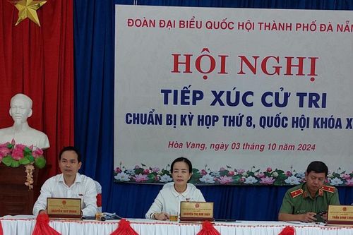Cử tri Hòa Vang kiến nghị nhiều nội dung liên quan đến y tế, giáo dục
