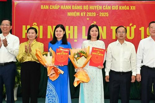 Chỉ định 2 đồng chí tham gia BCH Đảng bộ huyện Cần Giờ