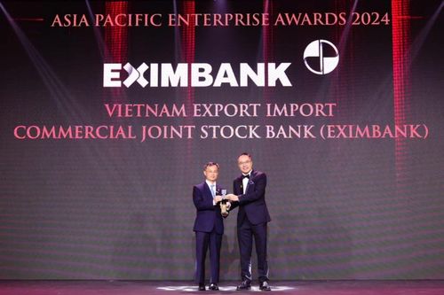 Eximbank được trao tặng giải thưởng doanh nghiệp xuất sắc châu Á 2024