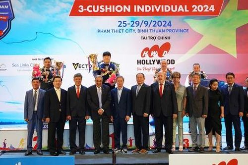 Lãnh đạo Bình Thuận gửi thư cảm ơn sau giải Billiards thế giới