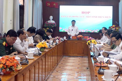 Họp Ban Vận động Cứu trợ tỉnh thống nhất một số nội dung