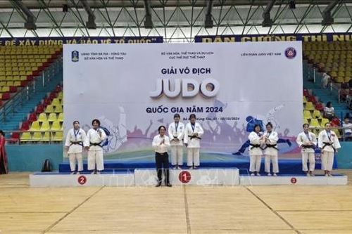 Giải vô địch judo quốc gia 2024: Hơn 300 vận động viên tham gia tranh tài