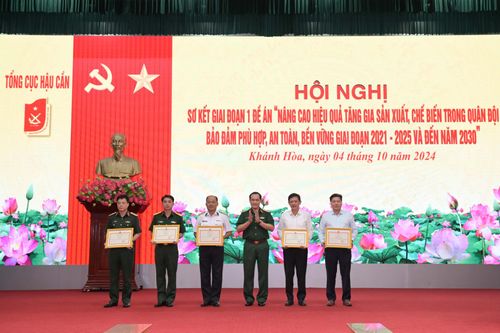 Tổng cục Hậu cần: Sơ kết giai đoạn 1 đề án về nâng cao hiệu quả tăng gia sản xuất, chế biến trong quân đội