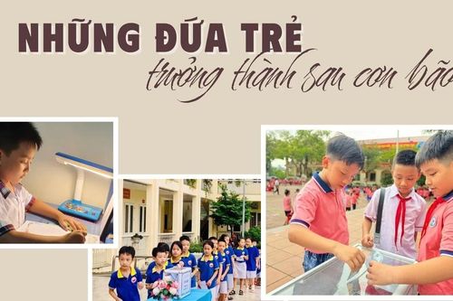 Những đứa trẻ trưởng thành sau cơn bão