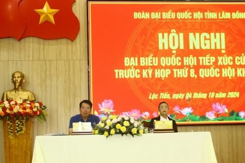 ĐBQH tiếp xúc cử tri tại TP Bảo Lộc