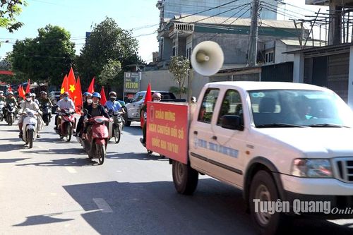 Sơn Dương ra quân hưởng ứng ngày Chuyển đổi số quốc gia năm 2024