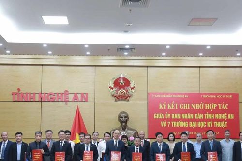 7 trường đại học kỹ thuật lớn ký kết hợp tác với tỉnh Nghệ An