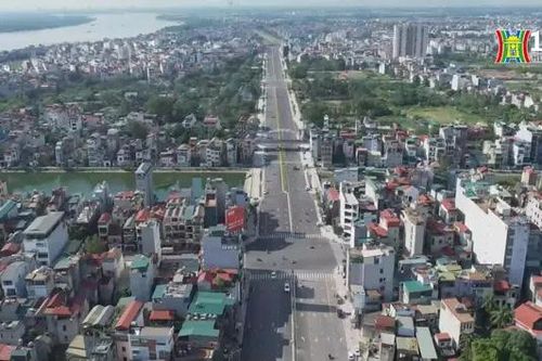 Sắp thông xe đường 6 làn đẹp nhất quận Long Biên