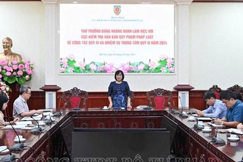 Tăng cường ứng dụng công nghệ thông tin trong kiểm tra, rà soát, hệ thống hóa văn bản quy phạm pháp luật
