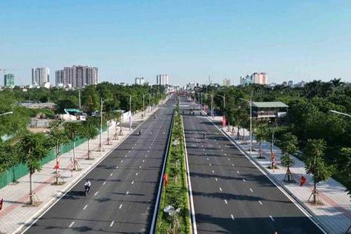 Đường 6 làn đẹp nhất quận Long Biên trước ngày thông xe