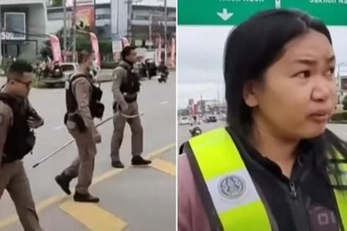 Cảnh sát Thái Lan được báo có 'người cầm vũ khí', đến nơi không nhịn được cười