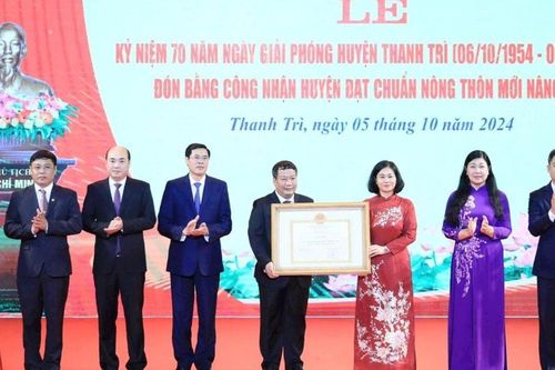 Huyện Thanh Trì: kỷ niệm 70 năm giải phóng và đón nhận Huyện nông thôn mới nâng cao