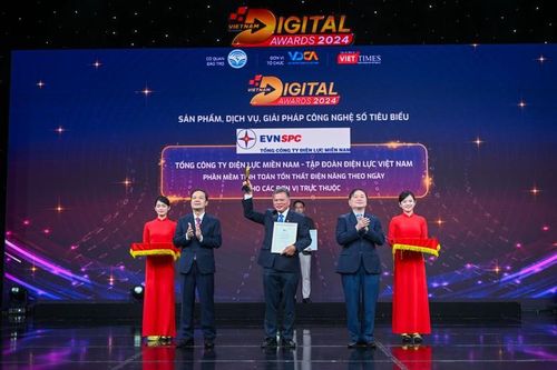 Tổng công ty Điện lực miền Nam đạt Giải thưởng Chuyển đổi số Việt Nam năm 2024