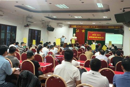 Đấu giá khoáng sản tại Hà Giang: Nhiều điểm mỏ tăng cao so với giá khởi điểm