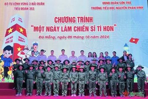 Vùng 3 Hải quân: Giáo dục truyền thống cho học sinh tiểu học