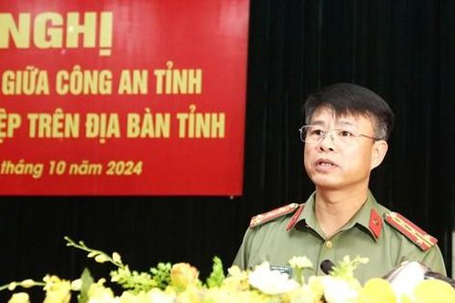 Giám đốc Công an Vĩnh Phúc đối thoại với 120 doanh nghiệp trên địa bàn