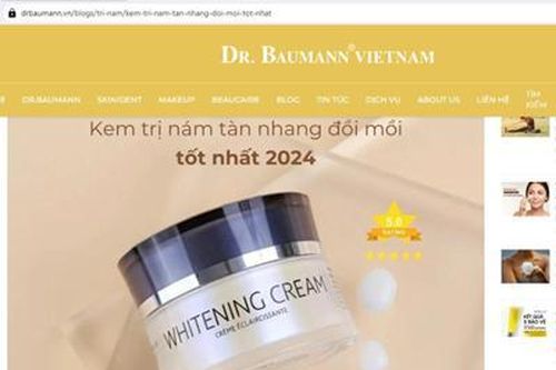 Sở Y tế TP HCM: Mỹ phẩm Dr. Baumann quảng cáo không đúng giấy phép