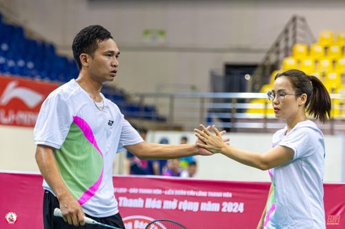 Lịch thi đấu Giải cầu lông Báo Thanh Hóa mở rộng sáng 5/10: Giải nâng cao khởi tranh, đôi nam nữ nhóm 2 (phong trào) hứa hẹn kịch tính
