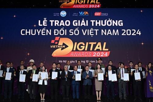 45 cơ quan, doanh nghiệp và giải pháp đạt danh hiệu xuất sắc nhất về chuyển đổi số năm 2024