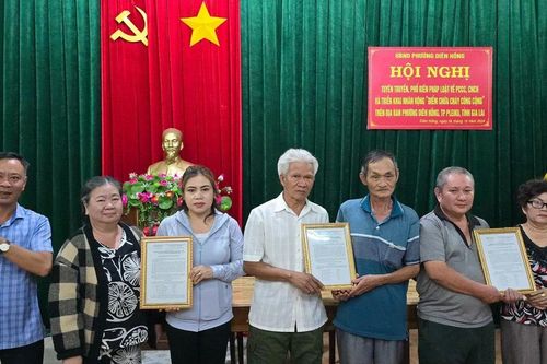 Phường Diên Hồng (TP. Pleiku) có 13 'Điểm chữa cháy công cộng'