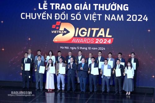 Tỉnh Lạng Sơn có 2 giải pháp đạt giải thưởng về chuyển đổi số