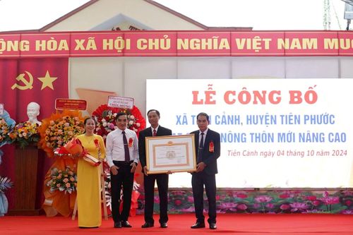 Quảng Nam: Quê hương cụ Huỳnh Thúc Kháng đạt chuẩn nông thôn mới nâng cao