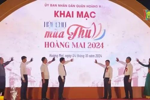 Nhiều hoạt động hấp dẫn tại Hội chợ mùa thu Hoàng Mai