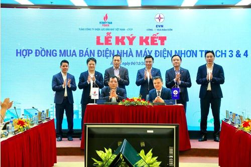 Ký kết Hợp đồng mua bán điện Nhà máy điện Nhơn Trạch 3&4