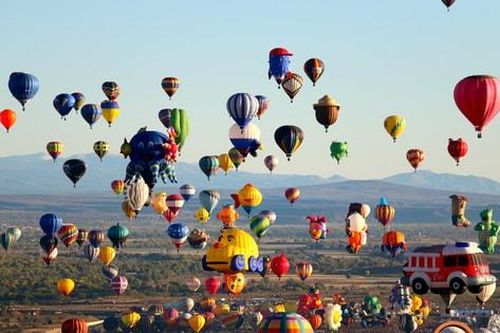 Rực rỡ lễ hội khinh khí cầu tại New Mexico (Mỹ)