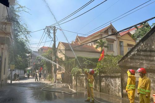 Trang bị hệ thống máy bơm chữa cháy cho làng nghề tại huyện Hoài Đức