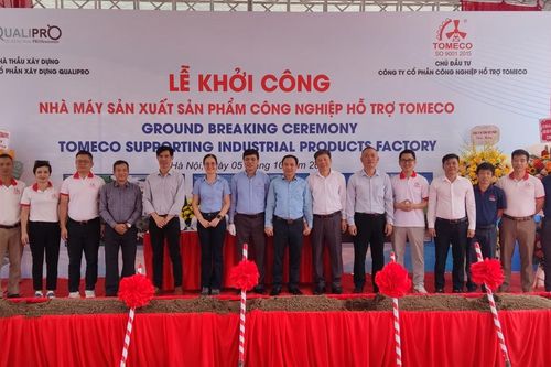 TOMECO đầu tư xây dựng nhà máy sản xuất sản phẩm công nghiệp hỗ trợ tại HANSSIP