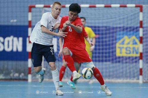 Giao hữu U19 futsal: Việt Nam hòa Nga trong trận tái đấu