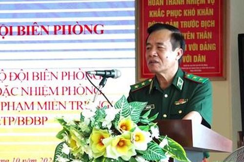 Trung tướng Lê Đức Thái làm việc tại Đoàn Đặc nhiệm phòng, chống ma túy và tội phạm miền Trung