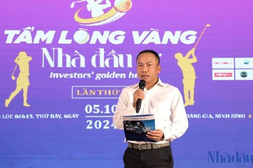 Giải golf 'Tấm lòng vàng Nhà đầu tư' quyên góp hơn 500 triệu đồng đến những hoàn cảnh khó khăn