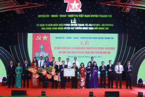 Huyện Thanh Trì xây dựng nông thôn mới với 'mục tiêu kép'