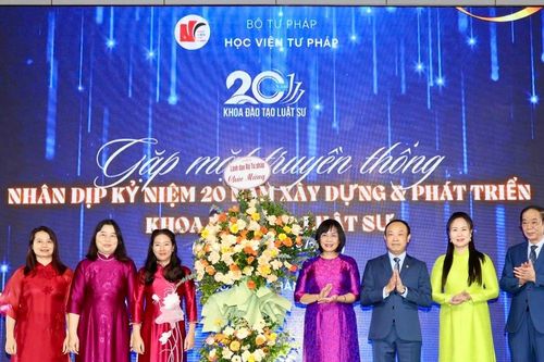 Học viện Tư pháp: Kỷ niệm 20 năm xây dựng và phát triển Khoa Đào tạo Luật sư
