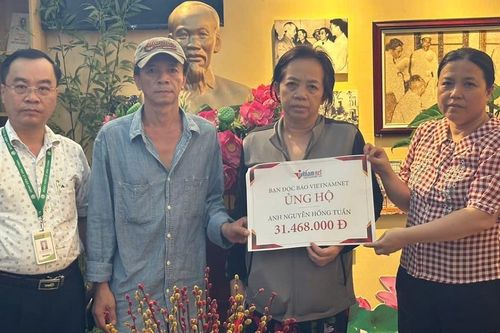 Anh Nguyễn Hồng Tuấn được bạn đọc ủng hộ hơn 30 triệu đồng