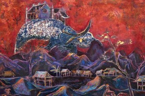 Tôn vinh nghệ thuật sơn mài với triển lãm 'Dấu thiêng'