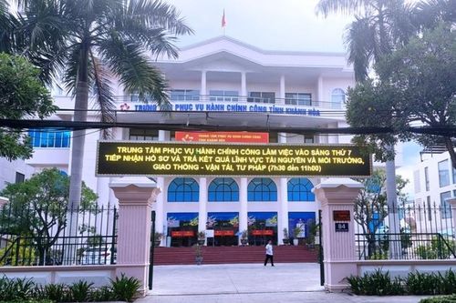 Trung tâm Phục vụ hành chính công tỉnh Khánh Hòa sau một năm hoạt động