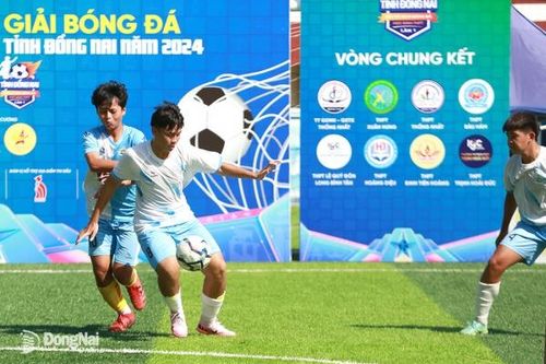 Xác định 4 đội vào bán kết giải bóng đá học sinh trung học cơ sở tỉnh Đồng Nai