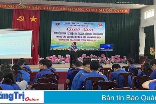 Giao lưu tìm hiểu chính sách về công tác dân số trong tình hình mới